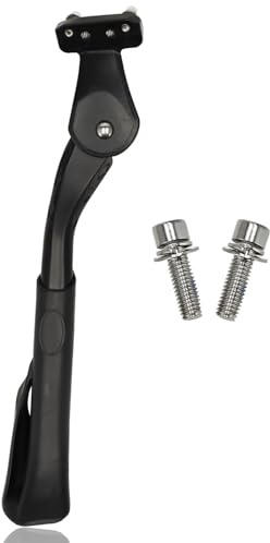 Fahrradständer E-Bike & Fatbike – Verstellbarer Hinterradgabel Seitenständer 16-24 Zoll | Extra Großer Fuß | Geeignet für Elektrofahrräder, Mountainbikes & Fatbikes (18-40 mm)