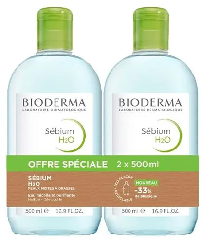 Bioderma Sébium H2O Mizellenreiniger, reinigend, 2 x 500 ml