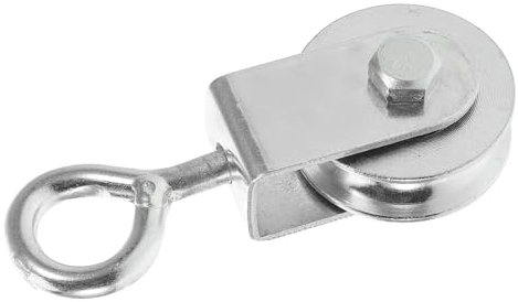 Yardenfun Schwerlast-umlenkrolle Für Hebeaufgaben Edelstahl-schwenkrolle Mit Lager Kabelzug Fitnessstudio Einzelrad-umlenkblock Bis Tragkraft Reibungsloser Drahtseilbetrieb Für Baustellen