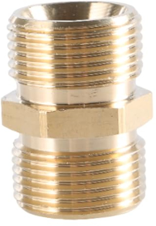 Durability Pressure Washer Hose Extension Adapter M22-15mm M22-14mm Male Brass Fitting Leak Proof Washer Hose Connector Extension Connector