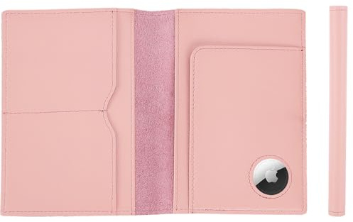 STAR VISTA Albatross - Porta passaporto da viaggio in pelle, design minimalista, custodia in pelle pieno fiore per uomini e donne, portafoglio sottile per passaporto, bifold, blocco RFID, AirTag in