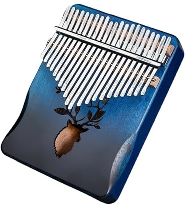Pianoforte a pollice Kalimba Thumb Piano in mogano con 21 note for principianti e adulti(8)