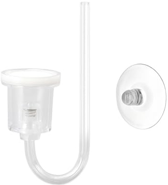 CO2 Diffusor für Aquarium, Acryl CO2 Zerstäuber mit Rückschlagventil, Hochpräziser Pflanzen Kohlendioxid Diffuser für 4/6mm Schlauchanschluss
