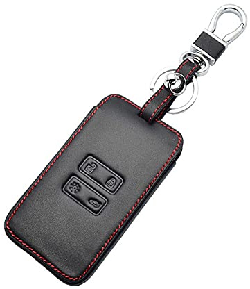 BIGJIYU Schutzhülle für Autoschlüssel, Fernbedienung für Renault Captur/Kangoo/Clio/Dacia Duster/Master 3, Tasche Zubehör