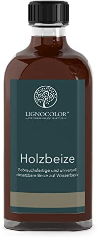 Lignocolor Holzbeize umweltfreundliche Beize auf Wasserbasis für Holz (1 L, Palisander)