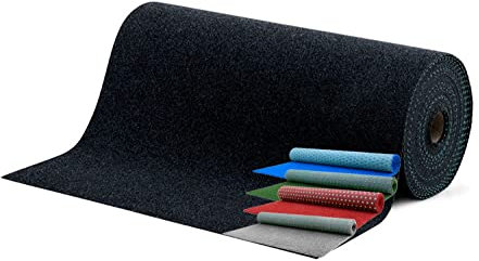Kunstrasen Outdoor Teppich Optik extra weich für Garten Terrasse Balkon Anthrazit 1200x200cm