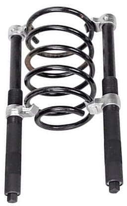 Hook Coil Spring Compressor, 2-Piece Durable Coil Spring Compressor Tool Set, Spring Compressor Double Hook Clamp Suspension Struts Closure