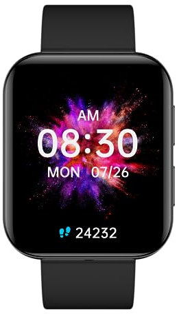 Smartwatch GRC Maxx Amoled HD Display 1,78 Anruf & SMS IP68 Wasserdicht Schwarz