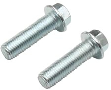 Boulon M10 Tête à bride hexagonale 20 25 30 35 40 45 50 55 60 65 75 80 100 x 1,25 Pas Classe 8,8 Zinc (M10-1,25 X35)