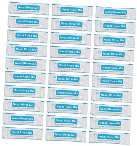 minkissy 80pcs Nasal Salt Packets for Nose Cavity Protector Nasal Cleaning Salt for Nose Cleaner for
