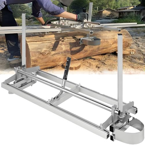 Guide De TronçOnneuse Portable,Fraiseuse à TronçOnneuse Avec éChelle Et Trous De Positionnement,Accessoires De TronçOnneuse,Rail De Fraisage En Aluminium,Pour Une Coupe Au Niveau Du Miroi