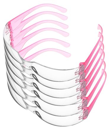 TOYANDONA 6stücke Junge Mädchen Sicherheitsbrillen Kratzfest Transparent Für Labore Outdoor Und Spielaktivitäten Schutzbrille Für Mädchen Und Jungen Mit Wind Und Spritzschutz