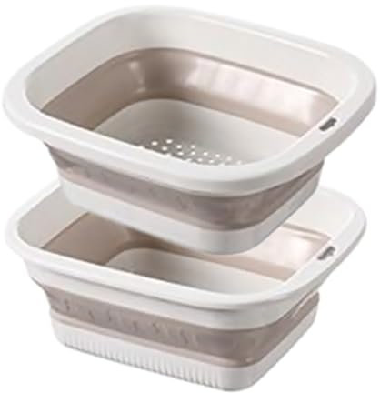 Chaies Setacci e Colini | Setaccio Alimentare Pieghevole Per Cucina,Cestello Scolapasta A Doppio Strato, Essenziali Per La Casa, Utensili Per Lavare Pasta, Verdura E Frutta