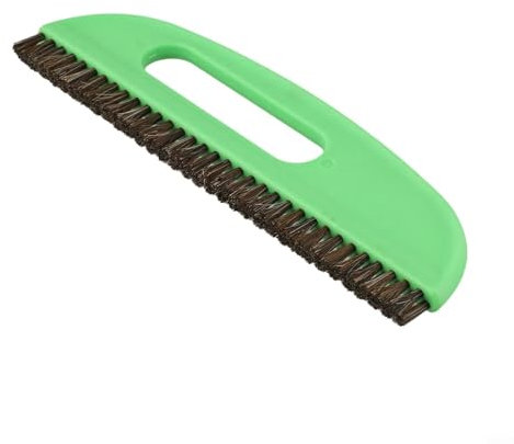 Cepillo eficiente para papel pintado con cerdas largas y diseño ergonómico para una aplicación suave en paredes (2 filas)
