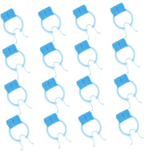 Hemobllo 16piezas Pinzas Nariz Para Entrenamiento Respiratorio Unidades Diseño Antideslizante Portátil Accesorios Cuidado Nasal Para Fijar y Mejorar La Respiración