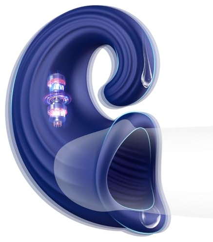 Masturbieren für Männer Penis Eichel Stimulator, Sex Spielzeug für Männ | Silicone Perlen Wickel Masturbator 10 Modi, Vibratorensets Sexspielzeug für manner Solo Paare Masturbatoren Taschenmuschi