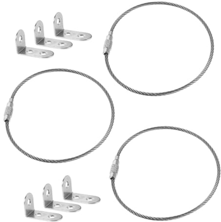 Hohopeti 3 Juegos De Dispositivos Anticaída Para Muebles Infantiles Estanterías Estanterías Antivuelco Muebles De Seguridad Para Anclajes De Pared