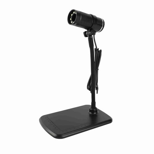 YWBL-WH Microscopio Digital, Material ABS, Aumento 1000X, Cámara 1080P, Teléfono Móvil Compatible para Estudiantes y Aficionados