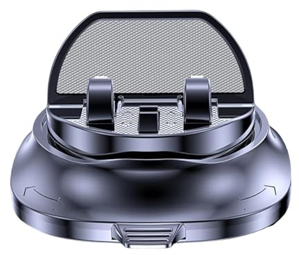 Porta Telefono Per Auto Culla Girevole a 360 Gradi | Supporto Telefono Da Cruscotto Con Parcheggio Per Viaggi Stradali, Direzioni GPS, Controllo Musica, Pendolarismo Quotidiano