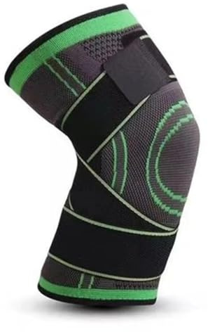 SparklWLeaf Sportkniebandage 1 Pcs Knie Pads Hosenträger Sport Unterstützung Kneepad Männer Frauen Fitness Kompression Hülse für Basketball Tennis Yoga Gartenarbeit(Green,S)