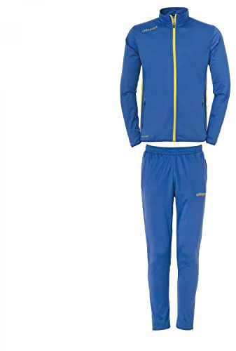 Uhlsport Essentiell klassisk kostym för barn, azurblå/citrongul, 152
