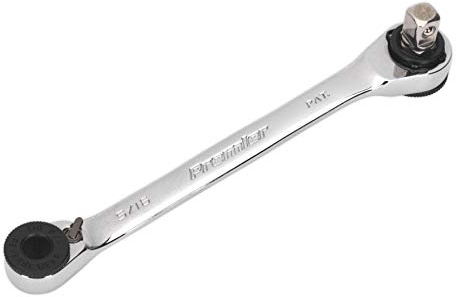 Sealey AK6967 chiavi a cricchetto con 1/10,2 cm, attacco adattatore, rosso, 1/10,2 cmx 5/40,6 cm hex Drive