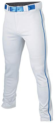 Easton | RIVAL+ Piped Baseball Pant | White/Royal | Adult Small