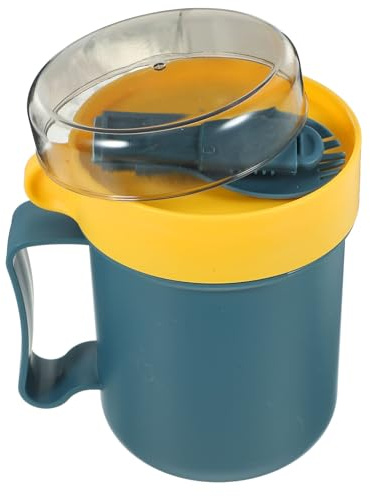 WINOMO 500ml Soup Cup Portable Leakproof Insulated Food Jar Lunch Container Double Wall Design Vacuum Soup Flask for Kid Adult School Office Outdoors