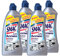 Smac - Brilla Acciaio, Detergente Crema, Azione Anticalcare e Lucidante, con Barriera Protettiva, 520 ml x 4 Pezzi