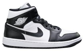 Nike Damen Basketballschuh, Weiß/Schwarz-Panda Mid, 40.5 EU, (DV0991 101)