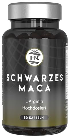 Maca Peruviana 20:1 Maca Nera Extra Forte - Integratore Naturale per Energia e Potenza - Maca Nera 100% Pura per uomini e donne - Alta Qualità Andina - Maca Root 24000 mg (50 Capsule)