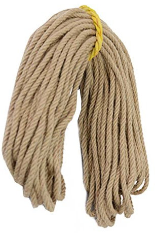 Corda for bondage, corda da giardino, corda di canapa (8 mm), 20 metri (65 piedi) for materiali da imballaggio fai da te artistici