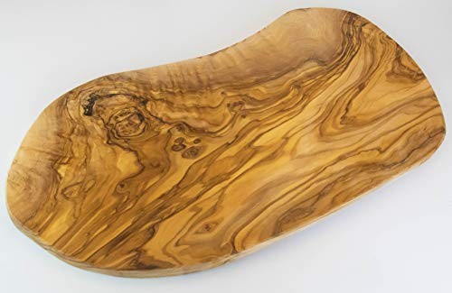 allesOlive Preciosas tablas de cortar de madera de olivo | Cada una es única (25-30 cm), SW20127-AM