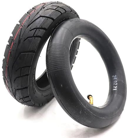 ANSENI Cubierta y Cámara de aire 10x2.50, Neumático 10 pulgadas para Patinete Electrico, Rueda Tubeless 10x2.50 Compatible con Patinete Electrico Kugoo M4 Pro Quick 3 Zero 10X Inokim OX