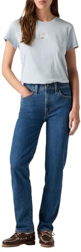 Levi's Mujer 724 High Rise Straight Vaqueros, Mosey Mid Stone, 31W / 30L