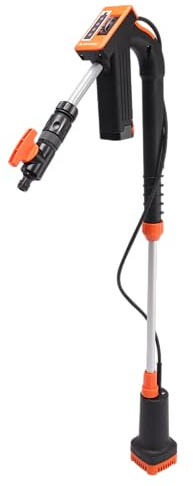 Yard Force 12V Tauchpumpe LX AWP1 – Tragbare Wasserpumpe mit 2.0Ah abnehmbarem Akku, 1500L/h Durchflussrate, 1.1 bar Druck, bis zu 11m Förderhöhe