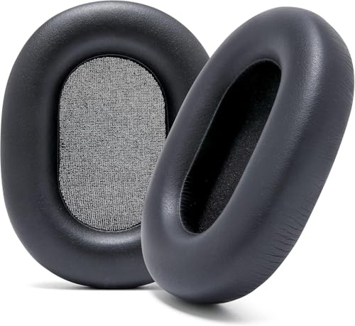 WH1000XM5 Replacement Earpads Cushion Pads for Sony WH-1000XM5 with Memory Foam Soft Protein Leather Black