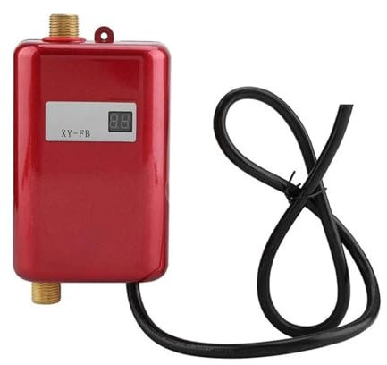 Chauffe-eau électrique, chauffe-eau instantané, Chauffe-eau Sans Réservoir, Chauffe-eau Instantané, Mini Chauffe-eau Électrique Instantané Sans Réservoir 3000 W, Salle De Bain, Cuisine, Lavage pour cu