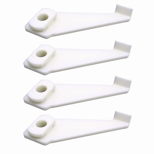 Sintrix-Fab 4 deslizadores de repuesto para montaje en techo (3 vías) – Compatible con IKEA VIDGA – Reemplace los números de pieza IKEA 10078137/10067893