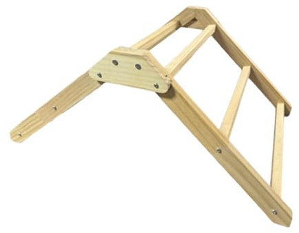LOVIVER Support de Perchoir en Bois Antidérapant pour Poulailler, Fournitures D'extérieur pour Volaille de Jardin, Enrichissement pour Aras, Poules