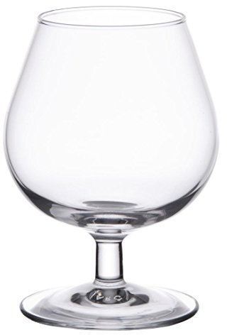 Lot de 6 verres à cognac 250 ml pour café, bar, pub, salle à manger
