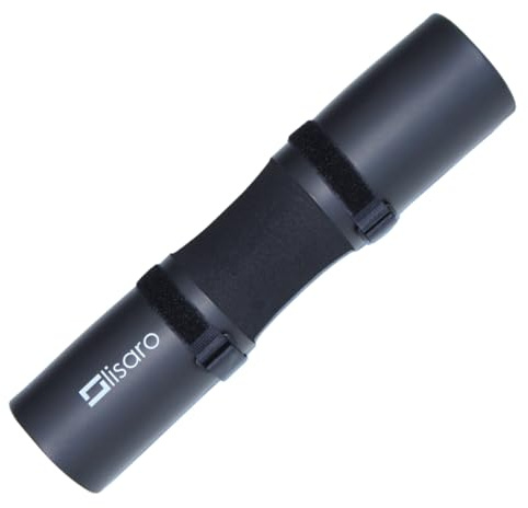 Lisaro Langhantel Polster | Nackenpolster – Ergonomisches Barbell Pad für Kniebeugen, Hip Thrusts & Gewichtheben | Rutschfeste Polsterung mit Klettverschluss | Perfekt für Krafttraining