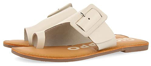 GIOSEPPO Sandalia EN Color Off-White con Hebilla para Mujer YAMBA