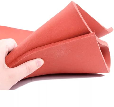 AYTOSH Heat Resistant Silicone Sponge Sheet Heat Conductive Silica Gel Filler Rubber Plate Foam Rubber Board, for Home Improvement Sheet Texture (Size : 400x400x10mm)