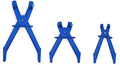 DOITOOL 3stücke Teiliges Set Tubing Sealing Zange Kunststoff Öl Wasserleitungszange Für Auto Reparatur Leichte Handhabung Nicht Leitend Für Bremsen Heizungen Und Kühler