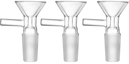 Glass Bowl Adapter Oil Burner, 14 mm, Pack of 3