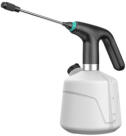 RABNZHDEO Pulverizador Eléctrico Agrícola 2L Pulverizador De Agua Automático Doméstico Herramientas De Riego De Jardín(Black)