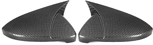 Rückspiegel Abdeckkappe Auto-Rückspiegel-Abdeckkappe Für VW Für Golf Für MK6 Für Mk7 7.5 2009–2019 Auto Spiegelkappen(7 Carbon)