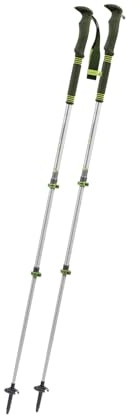 KOMPERDELL Explorer Zero Wanderstock Packmaß 65 cm Länge 105-140 cm verstellbar Green Aluminium-Trekkingstock mit weichem Schaumstoffgriff, Powerlock 3.0 und Vario-Tellersystem. - 105-140 cm | komfortable Unterstützung auf langen Touren, Alu 7075-T6 für hohe Belastbarkeit, Powerlock 3.0 für festen Sitz