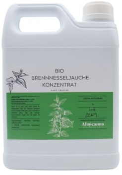 ALMICANNA: Concentré d'ortie biologique, 1 l, engrais universel organique à haute teneur en azote et répulsif efficace pour les plantes de cannabis vital sur Living Soil